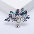 Crystal Money Tree Brooch Decorative Lapel Pin For Jackets And Scarves view 8