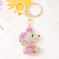 Rhinestone Chinese Zodiac Animal Keychain Metal Charm Set view 8