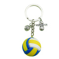 Soccer, Basketball and Volleyball Charm Keychains Featuring Tennis Across 31 Variations view 5