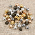Filigree Round Metal Beads in Six Finishes and Four Sizes view 9