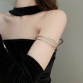 Twenty Eight Mixed Open Cuff And Armlet Designs In Gold Or Silver Tone view 7
