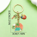 Camping Metal Keychains in Five Colorful Charm Styles view 9