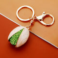 Jeweled Pistachio Keychains in Single Double and Braided Loop Options view 3