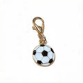 Enamel Soccer Ball Charms With Lobster Clasps in Nine Colors view 6