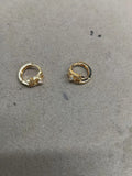Crystal Starburst Huggie Hoop Earrings Fashion Jewelry view 7
