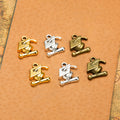Graduation Cap And Diploma Charm Metal Jewelry Making Component In 3 Finishes view 1