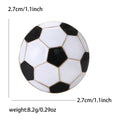 Black And White Soccer Ball Brooch Decorative Lapel Pin view 6