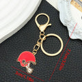 Badminton Racket and Mixed Sports Metal Clasp Keychain Set view 9