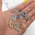 Metallic Heart and Eye Metal Charms with 20 Listed Options view 4