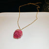 Pink Rose Necklace
