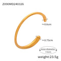 Crown Lattice Cuff Wide Bangle Bracelets Gold Steel view 9