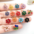 Gold-Tone Bead and Daisy Metal Charms with 22 Listed Options view 2