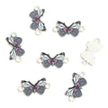 Colorful Printed Butterfly Two Loop Connectors in 12 Styles view 12