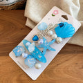 Shell Starfish Pearl Five Piece Hair Clip Sets Four Colors view 6