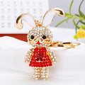 Jeweled Rabbit and Auspicious Charm Keychains in Forty Designs view 6