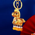 Illuminated Rocking Horse Keychains With Red or Yellow Bead Tassels view 7
