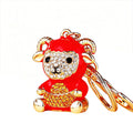 Jeweled Ingot Sheep Keychains With Four Color and Wrist Strap Options view 5
