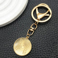 White Baseball Ball Metal Lobster Clasp Keychain Charm view 4