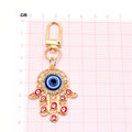 Enamel Hamsa Evil Eye Lobster Clasp Keychain 8 Styles view 4