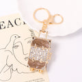Rhinestone Suitcase Keychain Travel Luggage Charm 3 Colors view 2