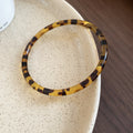 Irregular Glossy Acrylic Resin Bangle Bracelet 5 Styles view 7