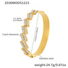 Z030 Gold Bangle