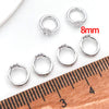Silver-Tone 8mm