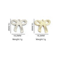 Enamel Bow Charms in Six Colors and Two Metal Tones view 5