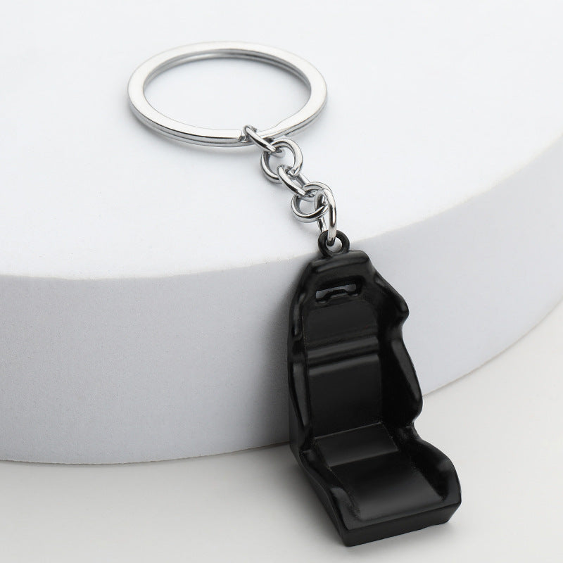 Creative Car Seat Metal Keychain Zinc Alloy Gift Keychain