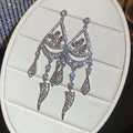 Crystal Chandelier Statement Earrings in Two Shapes view 6