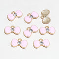 Rhinestone Enamel Bow Charms in Seven Color Styles view 8