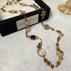 Gold Brown Beads