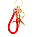 Jeweled Dragonfly Keychains in Purple Green Orange and Assorted Colors view 5