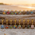 Printed Turtle Keychain Gold Lobster Clasp Sixteen Designs view 4