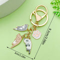 Cat Charm Keychains in 35 Pictured Variations for Bags and Keys view 12