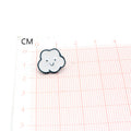 Smiling Cloud and Round Face Novelty Stud Earrings in Two Designs view 4