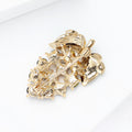 Crystal Grape Cluster Brooch In Mixed And Deep Purple view 4