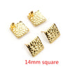 Gold Textured Square