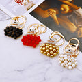 Pearl Swan Keychains in White Black Champagne and Red plus Assorted Color view 10