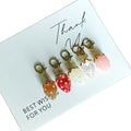 Translucent Strawberry Lobster-Clasp Charms in Five Colors view 5