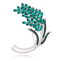 Gold Tone Wheat Two Designs Metal Brooch Pin for Jackets and Lapels view 6