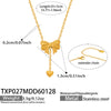 Gold Bow Necklace
