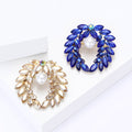 Laurel Pearl Wreath Brooch A Circular Laurel Wreath Of Marquise Stones view 4