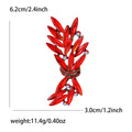 Marquise Crystal Leaf Cluster Bow Brooch Four Colors view 9