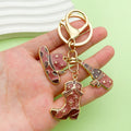 Western Cowboy Charm Keychains Featuring Pink Boot Across 30 Pictured Variations view 2