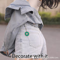 Color Soft Donut Keychain Pink Base Six Frosting Styles view 3
