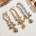 Silk Scarf Braided Heart Necklace and Bracelet in Twenty Four Styles view 4