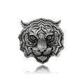 Black Gold Tone Tiger Two Designs Metal Brooch Pin view 6