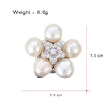 Gold Tone Silver Tone Flower Sculpted Seven Designs Metal Brooch Pin view 9
