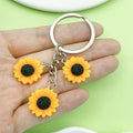 Sunflower, Daisy and Flower Charm Keychains in 25 Pictured Variations for Bags and Keys view 1